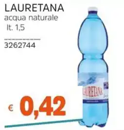 Stop&Shop Acqua naturale Lauretana offerta