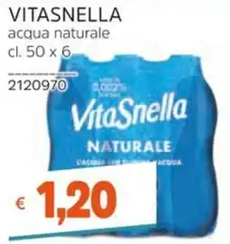 Stop&Shop VitaSnella acqua naturale offerta