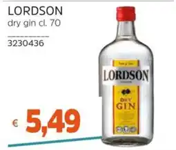 Stop&Shop Lordson dry gin offerta