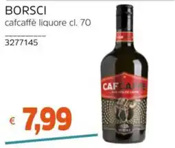 Stop&Shop Borsci cafcaffè liquore offerta