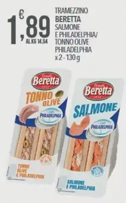 Iper Nonna Isa Tramezzino Beretta Salmone e Philadelphia offerta
