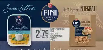 Fini Ravioli Ricotta e Spinaci Senza Lattosio