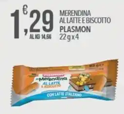 Iper Nonna Isa Merendina al latte e biscotto Plasmon offerta