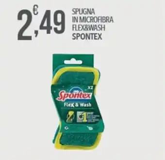 Spugna in microfibra Flex & Wash Spontex