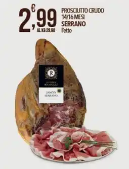Iper Nonna Isa Prosciutto crudo Serrano offerta