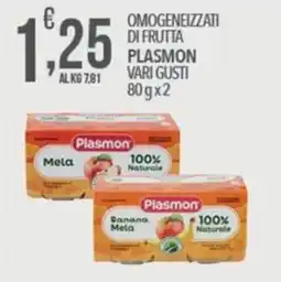 Iper Nonna Isa Omogeneizzati di frutta Plasmon vari gusti offerta