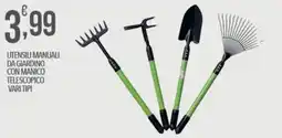 Iper Nonna Isa Utensili manuali da giardino con manico telescopico offerta