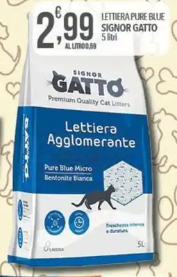 Iper Nonna Isa Lettiera Agglomerante Pure Blue Micro offerta
