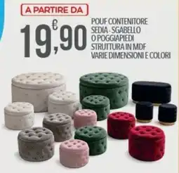 Iper Nonna Isa Pouf contenitore offerta
