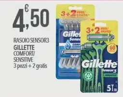 Iper Nonna Isa Rasoio Gillette Sensor3 offerta