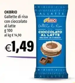 Hurrà Gallette di riso con cioccolato al latte offerta