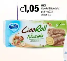 Hurrà Midi CiaoRoll Nocciola offerta