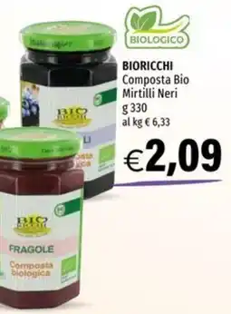 Hurrà Bioricchi Composta Bio Mirtilli Neri offerta