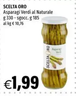 Hurrà Scelta Oro Asparagi Verdi al Naturale offerta