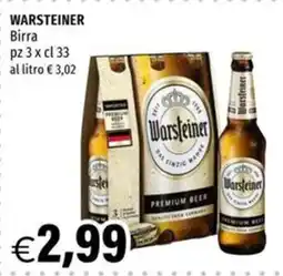 Hurrà Warsteiner Birra offerta