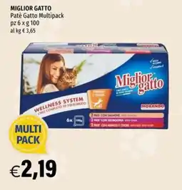Hurrà Paté Gatto Multipack Miglior Gatto offerta