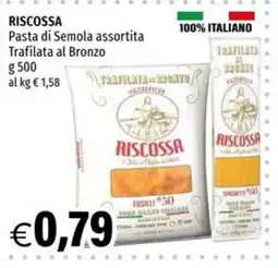 Hurrà Pasta di Semola assortita Riscossa offerta