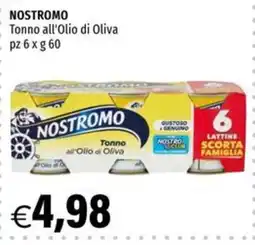 Hurrà Tonno all'Olio di Oliva Nostromo offerta
