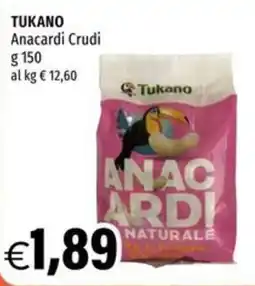 Hurrà Tukano Anacardi Crudi offerta