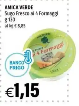 Hurrà Amica Verde Sugo Fresco ai 4 Formaggi offerta
