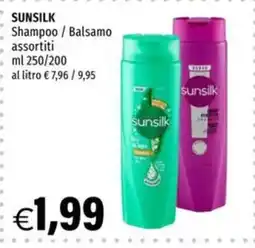 Hurrà Sunsilk Shampoo / Balsamo offerta