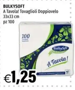 Hurrà BulkySoft A Tavola! Tovaglioli Doppiovelo offerta