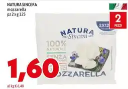 MEGA Mozzarella Natura Sincera offerta