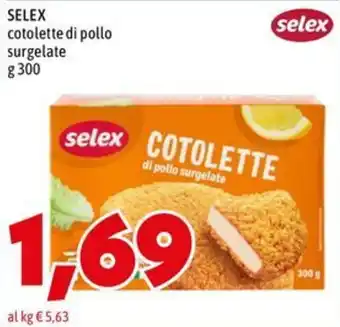 Selex cotolette di pollo surgelate
