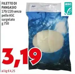 MEGA Filetto di pangasio senza pelle ASC offerta