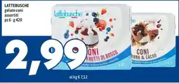 MEGA Lattebusche gelato coni assortiti offerta