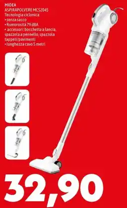 MEGA Midea Aspirapolvere MCS2045 offerta