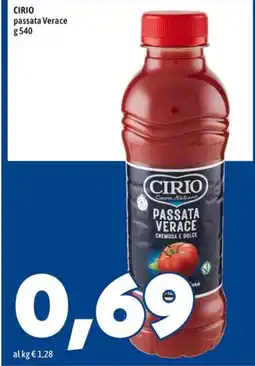 MEGA Passata verace Cirio offerta