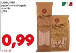 MEGA La Molisana pasta di semola integrale assortita offerta