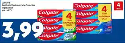 MEGA Colgate dentifricio Maximum Caries Protection, Triple action offerta