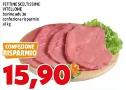 MEGA Fettine sceltissime vitellone bovino adulto offerta