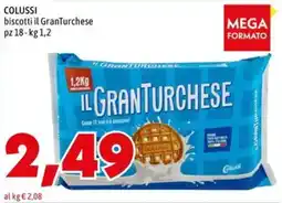 MEGA Biscotti il GranTurchese Colussi offerta