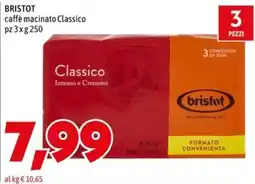 MEGA Bristot caffè macinato Classico offerta