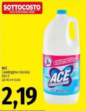 Emi Supermercati ACE Candeggina classica offerta
