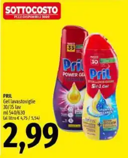 Emi Supermercati Pril Gel lavastoviglie offerta