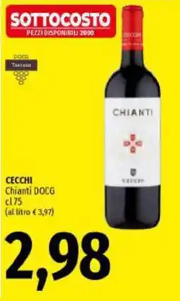 Emi Supermercati Chianti DOCG Cecchi offerta