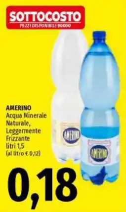 Emi Supermercati Amerino Acqua Minerale Naturale offerta