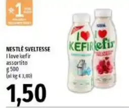 Emi Supermercati Nestlé Sveltesse I love kefir offerta
