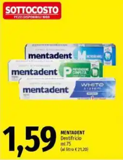 Emi Supermercati Mentadent Dentifricio offerta