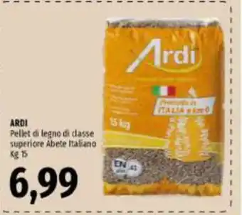 Ardi Pellet di legno di classe superiore Abete Italiano