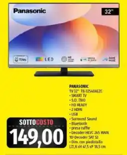 Emi Supermercati Panasonic TV 32" offerta