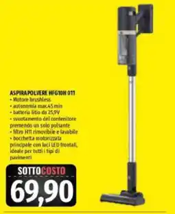 Emi Supermercati Aspirapolvere HFG10H 011 offerta