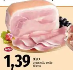 Emi Supermercati Selex prosciutto cotto offerta
