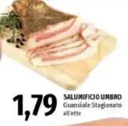 Emi Supermercati Salumificio Umbro Guanciale Stagionato offerta