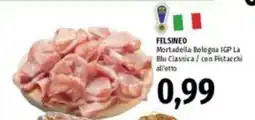 Emi Supermercati Felsineo Mortadella Bologna IGP La Blu Classica offerta