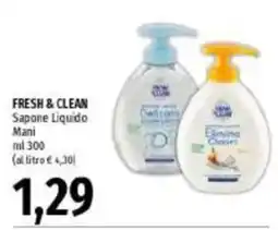 Emi Supermercati Fresh & Clean Sapone Liquido Mani offerta